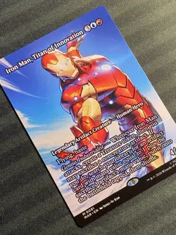 Iron Man, Titan Of Innovation Borderless M 0091 MAR MTG NM+ - Image 3