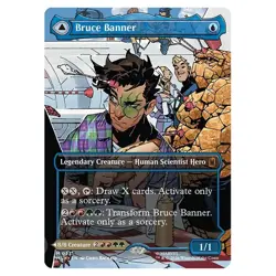 MTG Marvel Super Heroes Bruce Banner The Incredible Hulk Scene 0331 Non-Foil - Image 1