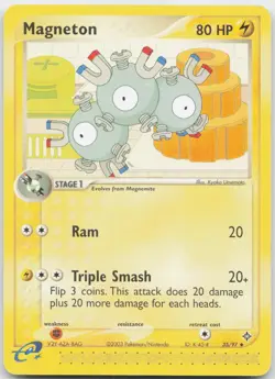 Magneton 35/97 Uncommon Dragon Pokemon Lightly Played - Image 1