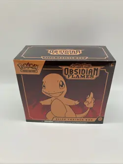 Pokemon TCG Obsidian Flames Elite Trainer Box ETB Sealed (tear) - Image 1