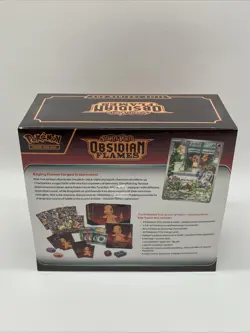 Pokemon TCG Obsidian Flames Elite Trainer Box ETB Sealed (tear) - Image 4