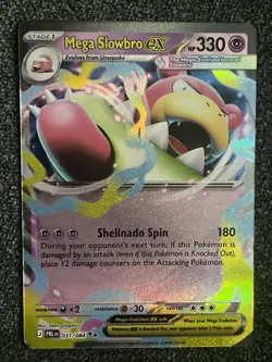 Mega Slowbro ex 031/084 Double Rare Pitch Black Pokemon Holo NM - Image 1