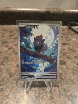 Pokemon TCG Zorua 142/086 SV: White Flare Illustration Rare Full Art Holo ENG - Image 1