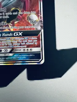 Pokemon Hoopa GX 96/181 Sun & Moon Team Up Ultra Rare Full Art Holo - Image 4