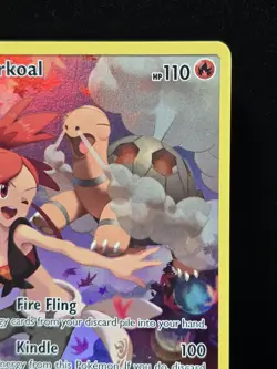 Pokemon Torkoal 237/236 Cosmic Eclipse Secret Rare Full Art Holo Near Mint - Image 3