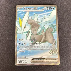 Kyurem ex 157/086 Holo Ultra Rare Black Bolt Pokemon NM/M - Image 1