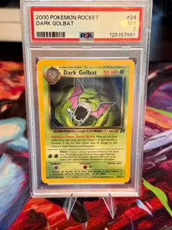 2000 Pokemon Rocket Dark Golbat PSA 7 24/82 - Image 4