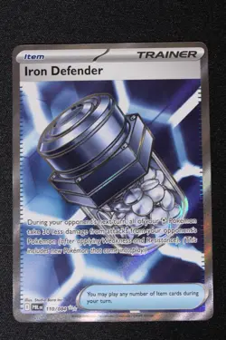 Pokemon Iron Defender Holo Ultra Rare NM - Pitch Black 110/084 - Image 1