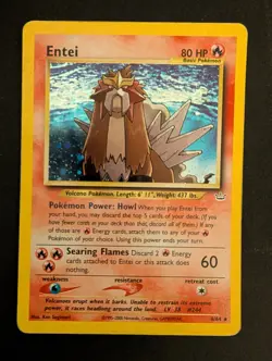Pokemon TCG Entei Neo Revelation 6/64 Holo Unlimited Holo Rare - Image 3