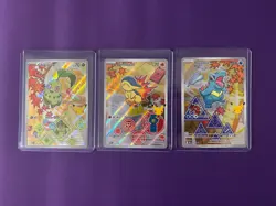 Pokemon TCG - First Partner Illustration Series 2 - Full Johto Starter Set NM - Image 1