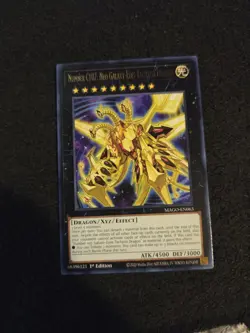 Number C107:Neo Galaxy-Eyes Tachyon Dragon - MAGO-EN063 - Rare 1s Ed Yugioh - NM - Image 1
