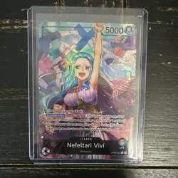 One Piece Nefeltari Vivi OP04-001 Leader (Alternate Art) Foil Kingdoms EN - Image 4