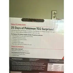 NWT Pokemon TCG Holiday Calendar 2025 Poke Ball 2-Pack Collectible (1 each) - Image 4