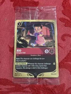 PROMO Lorcana Attack Of The Vine! - Boo - Energetic Child - 6/PD1 Sealed PROMO - Image 1