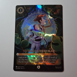 Ravensburger Disney Lorcana You've Got a Friend in Me Foil 225/204 Amber - Image 1