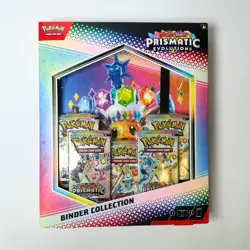 Pokemon Prismatic Evolutions Binder Collection Scarlet & Violet TCG Sealed - Image 1