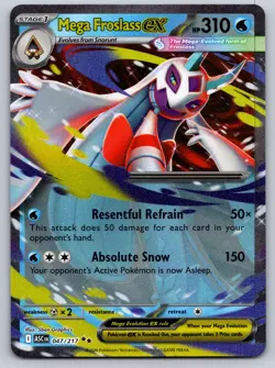 Mega Froslass ex Holo Double Rare ME: Ascended Heroes 047/217 NM Pokemon Card - Image 1