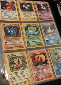 10 Vintage Pokemon Cards Pack Authentic WOTC Pokemon Cards | Holo First Edition - Image 2