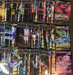 Pokemon 100 Card Japanese Bulk Pack Lot w/ Ultra Rare EX/V Card + Holo Foils - Image 1