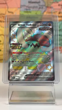 Great Tusk ex 072 Promo Ancient Pokemon Card LP | SHIPS SAME DAY - Image 1