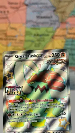 Great Tusk ex 072 Promo Ancient Pokemon Card LP | SHIPS SAME DAY - Image 3