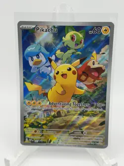 Pikachu 027 Sv: Scarlet & Violet Promo Cards Holo NM+ - Image 1