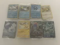 Lot Of 8 Pokemon Cards 2023 Advent Calendar Snowflake-Stamped Sealed - Image 1