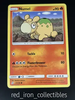 Numel 23/236 Common Unified Minds Sun & Moon Pokemon Card 2019 - Image 1