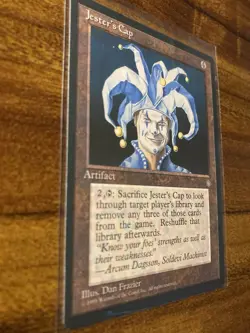 MTG✨JESTER’S CAP✨Ice Age MINT RARE Artifact 1995 DAN FRAZIER Art UNPLAYED ! - Image 3