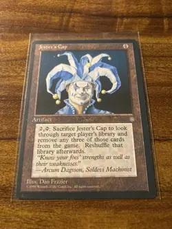 MTG✨JESTER’S CAP✨Ice Age MINT RARE Artifact 1995 DAN FRAZIER Art UNPLAYED ! - Image 5