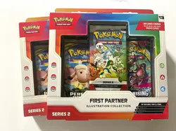 2x - Pokemon TCG First Partner Illustration Collection - Series 2 boxes - Sealed - Image 1