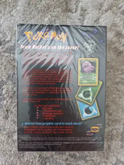 Pokemon Team Rocket Theme Deck's - Devastation & Trouble (Plastic Display Cases) - Image 4