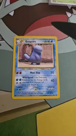 Pokemon TCG Quagsire Neo Revelation Card 48/64 Unlimited Common - Image 1
