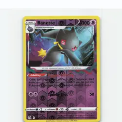 Banette 073/196 Rare Lost Origin Pokemon Reverse Holo Near Mint - Image 1