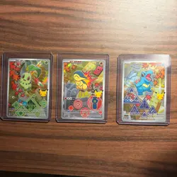 Pokemon Johto Starters First Partner Illustration Collection (Series 2) - Image 1
