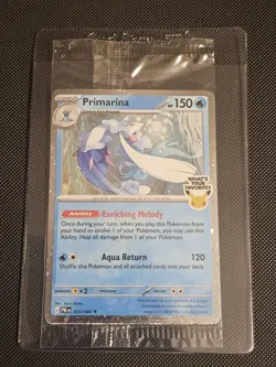 Pokemon TCG Primarina 020/084 Sealed Barnes & Noble 30th Pitch Black Promo - Image 3
