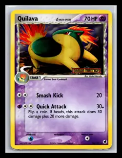Quilava 36/101 Uncommon Dragon Frontiers Pokemon Reverse Holo Lightly Played - Image 1