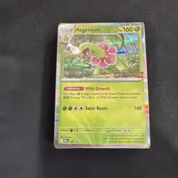 Meganium Mega Evolution Pokemon Promo Holo 10 Potential 🔥🔥 STAMPED￼SEALED - Image 1