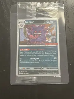Pokemon GameStop Stamped Exclusive Gengar Promo Sealed 050/088 HAND SWIRL 🌀 - Image 1