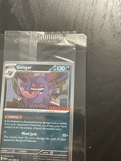 Pokemon GameStop Stamped Exclusive Gengar Promo Sealed 050/088 HAND SWIRL 🌀 - Image 2