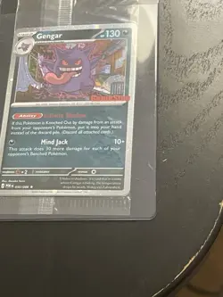 Pokemon GameStop Stamped Exclusive Gengar Promo Sealed 050/088 HAND SWIRL 🌀 - Image 3