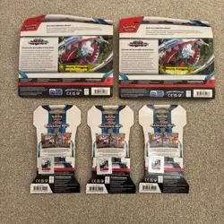 Pokemon TCG Scarlet and Violet Paradox Rift Triple Blister X2 + 3 Sealed Booster - Image 5