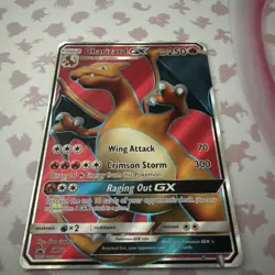 Pokemon TCG Charizard GX Full Art Holo Black Star Promo SM60 Sun & Moon NM - Image 1