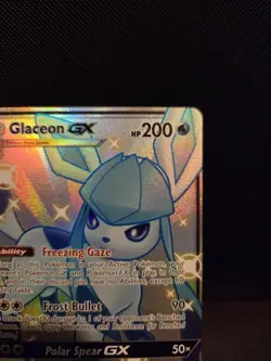 Pokemon TCG Glaceon GX SV55/SV94 Full Art Shiny Hidden Fates 🌟PACK FRESH🌟 - Image 3