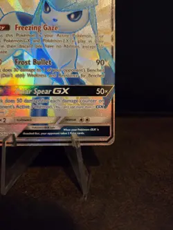 Pokemon TCG Glaceon GX SV55/SV94 Full Art Shiny Hidden Fates 🌟PACK FRESH🌟 - Image 4