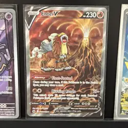 Nintendo Pokemon TCG 6-Card Holo Lot Alakazam Pikachu Entei V Mega Camerupt EX - Image 3