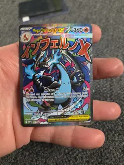 Mega Charizard X ex 023 Me: Mega Evolution Promo Holo Pokemon TCG - Image 1