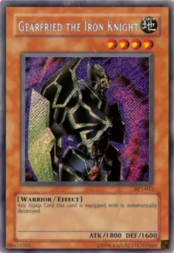Gearfried the Iron Knight - BPT-012 - Secret Rare - Limited Edition Lightly Play - Image 1