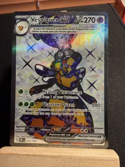 Vespiquen ex 212/197 Ultra Rare Obsidian Flames Pokemon Near Mint - Image 1