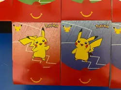 2021 McDonald’s Pokemon 25th Anniversary Sealed Happy Meal Promo Packs lot of 16 - Image 3